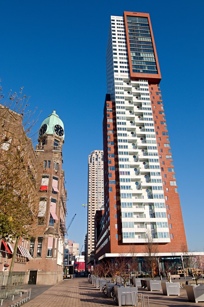 rotterdam haven havenstad hdr scheepvaart skyline euromast kop van zuid erasmusbrug erasmus mc europoort botlek maasvlakte